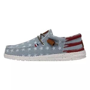 Men’s size 13 HeyDudes patriotic